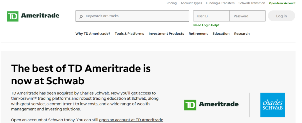 Псевдоброкер TD AmeriTrade